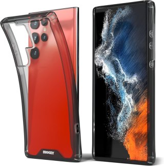 ETUI SAMSUNG GALAXY S22 ULTRA JASNE SZARE PRZEZROCZYSTE OCHRONNE WYTRZYMAŁE