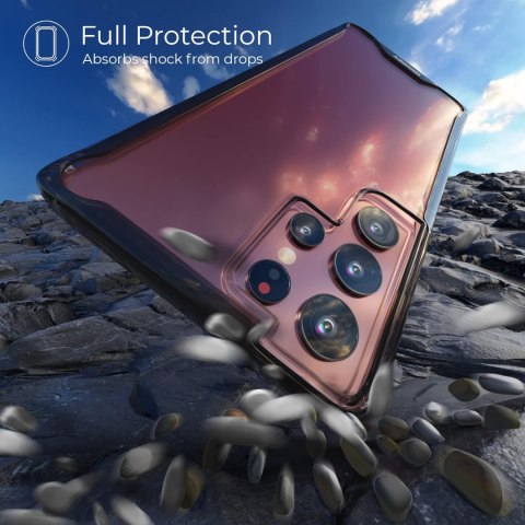ETUI SAMSUNG GALAXY S22 ULTRA JASNE SZARE PRZEZROCZYSTE OCHRONNE WYTRZYMAŁE ETUI SAMSUNG GALAXY S22 ULTRA JASNE SZARE PRZEZROCZYSTE OCHRONNE WYTRZYMAŁE