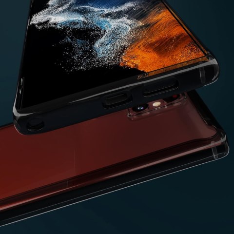 ETUI SAMSUNG GALAXY S22 ULTRA JASNE SZARE PRZEZROCZYSTE OCHRONNE WYTRZYMAŁE ETUI SAMSUNG GALAXY S22 ULTRA JASNE SZARE PRZEZROCZYSTE OCHRONNE WYTRZYMAŁE