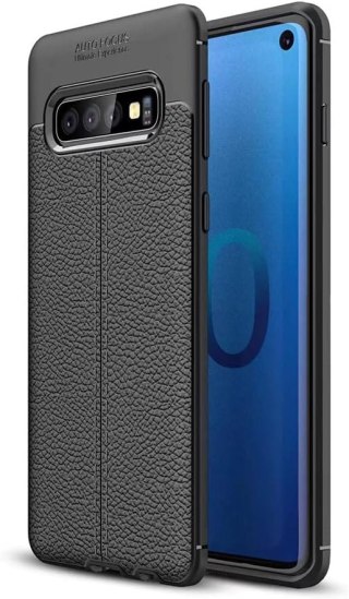 ETUI SAMSUNG S10 CIEMNE SZARE WYTRZYMAŁE OCHRONNE SOLIDNE +PODSTAWKA