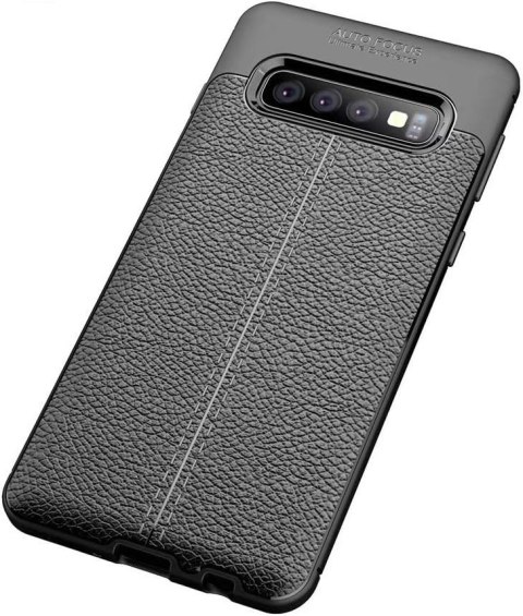 ETUI SAMSUNG S10 CZARNE WYTRZYMAŁE OCHRONNE SOLIDNE +PODSTAWKA