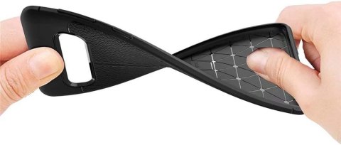 ETUI SAMSUNG S10 CZARNE WYTRZYMAŁE OCHRONNE SOLIDNE +PODSTAWKA