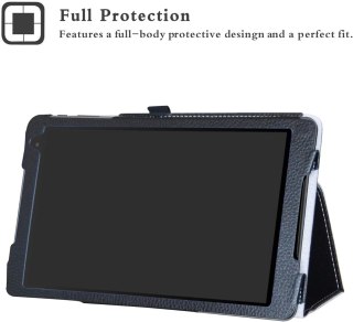 ETUI TABLET ALCATEL A3 10" CZARNE ZAMYKANE Z KLAPKĄ WYTRZYMAŁE OCHRONNE