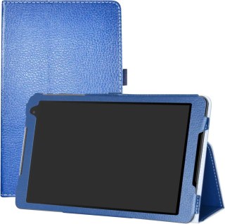 ETUI TABLET ALCATEL A3 10" GRANATOWE ZAMYKANE Z KLAPKĄ WYSOKA OCHRONA