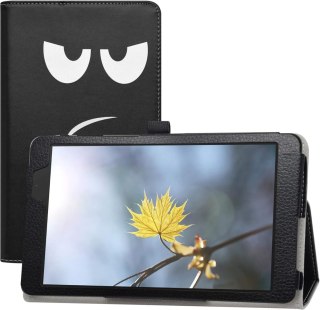 ETUI TABLET ALLDOCUBE IPLAY 8T CZARNE ZAMYKANE Z KLAPKĄ NAPIS MINKA