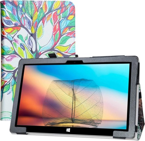 ETUI TABLET JUMPER EZPAD6 PRO BIAŁE KOLOROWE DRZEWO ZAMYKANE Z KLAPKĄ GUMKA ETUI TABLET JUMPER EZPAD6 PRO BIAŁE KOLOROWE DRZEWO ZAMYKANE Z KLAPKĄ GUMKA