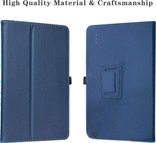 ETUI TABLET LIUSHAN SPC HEAVEN 10.1" GRANATOWE ZAMYKANE Z KLAPKĄ WYTRZYMAŁE