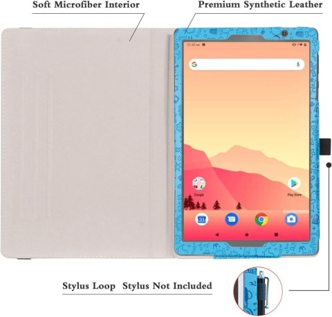 ETUI TABLET MATRIXPAD S20 NIEBIESKIE ZAMYKANE WYTŁACZANE ZNACZKI UROCZE ETUI TABLET MATRIXPAD S20 NIEBIESKIE ZAMYKANE WYTŁACZANE ZNACZKI UROCZE