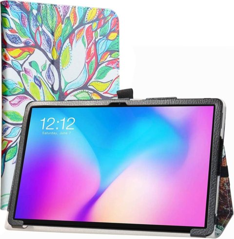 ETUI TABLET TECLAST T30 BIAŁE KOLOROWE DRZEWO Z GUMKĄ ZAMYKANE KLAPKA ETUI TABLET TECLAST T30 BIAŁE KOLOROWE DRZEWO Z GUMKĄ ZAMYKANE KLAPKA