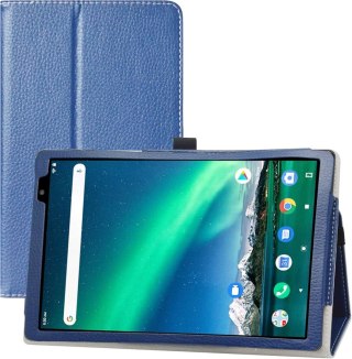 ETUI TABLET TOSCIDO P20 GRANATOWE SOLIDNE OCHRONNE ZAMYKANE Z KLAPKĄ