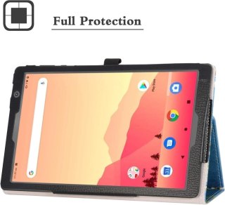ETUI TABLET VANKYO MATRIXPAD S20 NIEBIESKIE DRZEWO ZAMYKANE Z KLAPKĄ