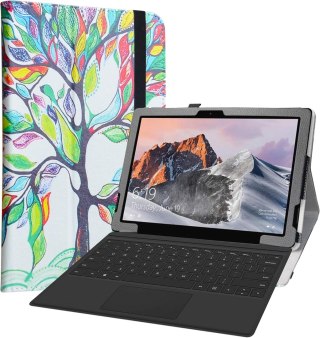 ETUI TECLAST X6 PRO ZAMYKANE Z KALPKĄ KOLOROWE DRZEWO WYSOKA OCHRONA