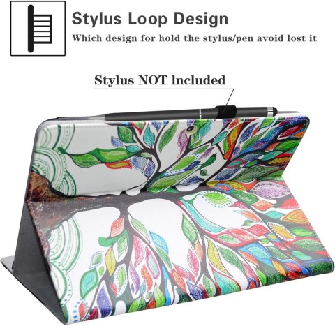ETUI TECLAST X6 PRO ZAMYKANE Z KALPKĄ KOLOROWE DRZEWO WYSOKA OCHRONA ETUI TECLAST X6 PRO ZAMYKANE Z KALPKĄ KOLOROWE DRZEWO WYSOKA OCHRONA