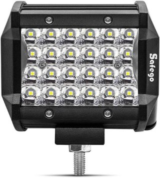 LAMPA ROBOCZA LED 4" 72W REFLEKTOR 6000lm IP67 ŚWIATŁO DODATKOWE 12V 24V