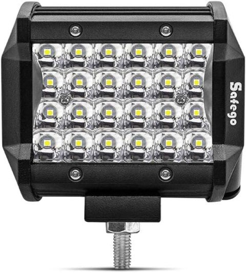 LAMPA ROBOCZA LED 4" 72W REFLEKTOR 6000lm IP67 ŚWIATŁO DODATKOWE 12V 24V