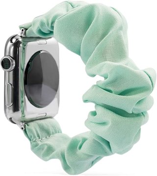 PASEK DO ZEGARKA SCRUNCHIE ZIELONY APPLE WATCH 1/2/3/4/5/6/SE 42/44mm
