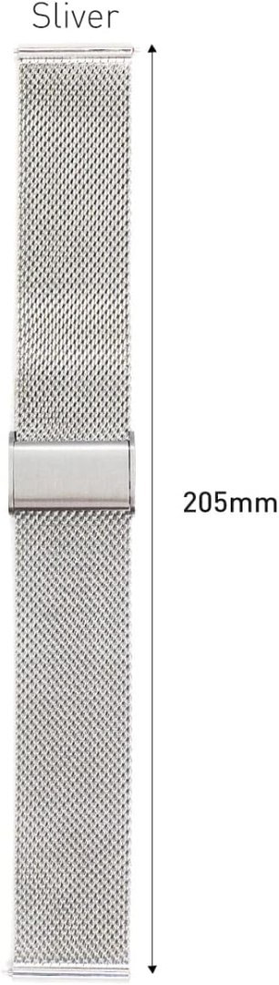 PASEK DO ZEGARKA SREBRNY STAL NIERDZEWNA 22mm uniwersalny REGULOWANY PASEK DO ZEGARKA SREBRNY STAL NIERDZEWNA 22mm uniwersalny REGULOWANY
