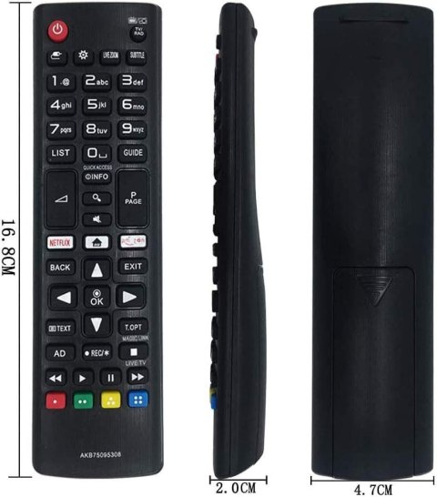 PILOT DO TELEWIZORA LG AKB75095308 LG Smart TV AMAZON NETFLIX