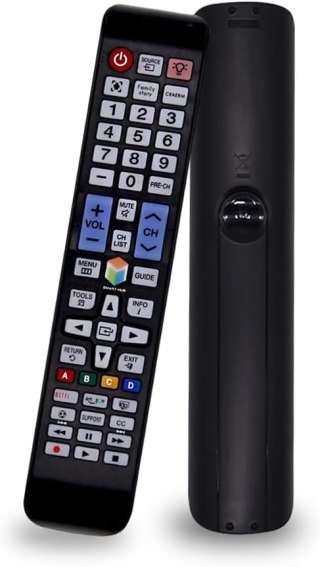 PILOT DO TELEWIZORA Samsung Smart TV LCD QLED HDTV CZARNY NETFLIX AMAZON