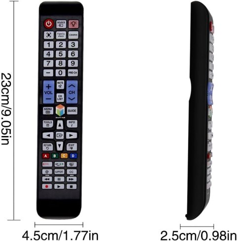 PILOT DO TELEWIZORA Samsung Smart TV LCD QLED HDTV CZARNY NETFLIX AMAZON PILOT DO TELEWIZORA Samsung Smart TV LCD QLED HDTV CZARNY NETFLIX AMAZON
