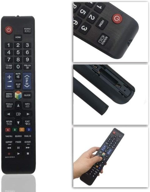 PILOT DO TELEWIZORA TV Samsung Smart TV AA59-00582A CZARNY PILOT DO TELEWIZORA TV Samsung Smart TV AA59-00582A CZARNY