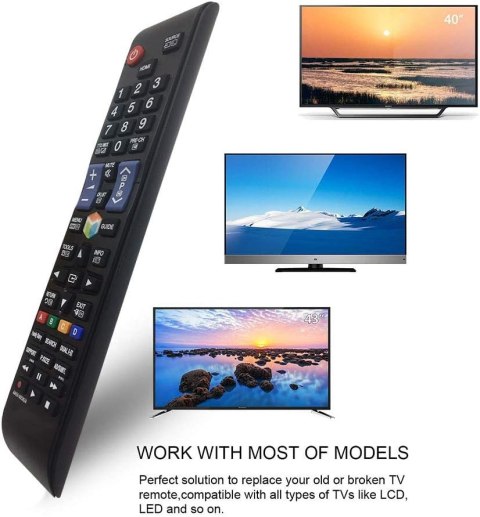PILOT DO TELEWIZORA TV Samsung Smart TV AA59-00582A CZARNY PILOT DO TELEWIZORA TV Samsung Smart TV AA59-00582A CZARNY