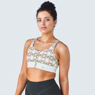 STANIK SPORTOWY SHEFIT KALEJDOSKOP KOLOROWY ŚREDNIE PODTRZYMANIE REGULOWANY 2XL