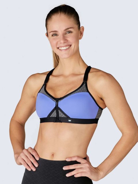 STANIK SPORTOWY SHEFIT NIEBIESKI ŚREDNIE PODTRZYMANIE REGULOWANY XS STANIK SPORTOWY SHEFIT NIEBIESKI ŚREDNIE PODTRZYMANIE REGULOWANY XS