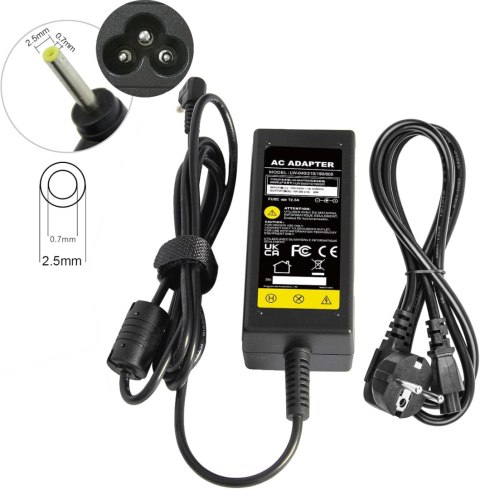 ZASILACZ ŁADOWARKA LAPTOP ASUS Eee PC 1015PED 1015PEM 1015PN 19V 2,1A 40W